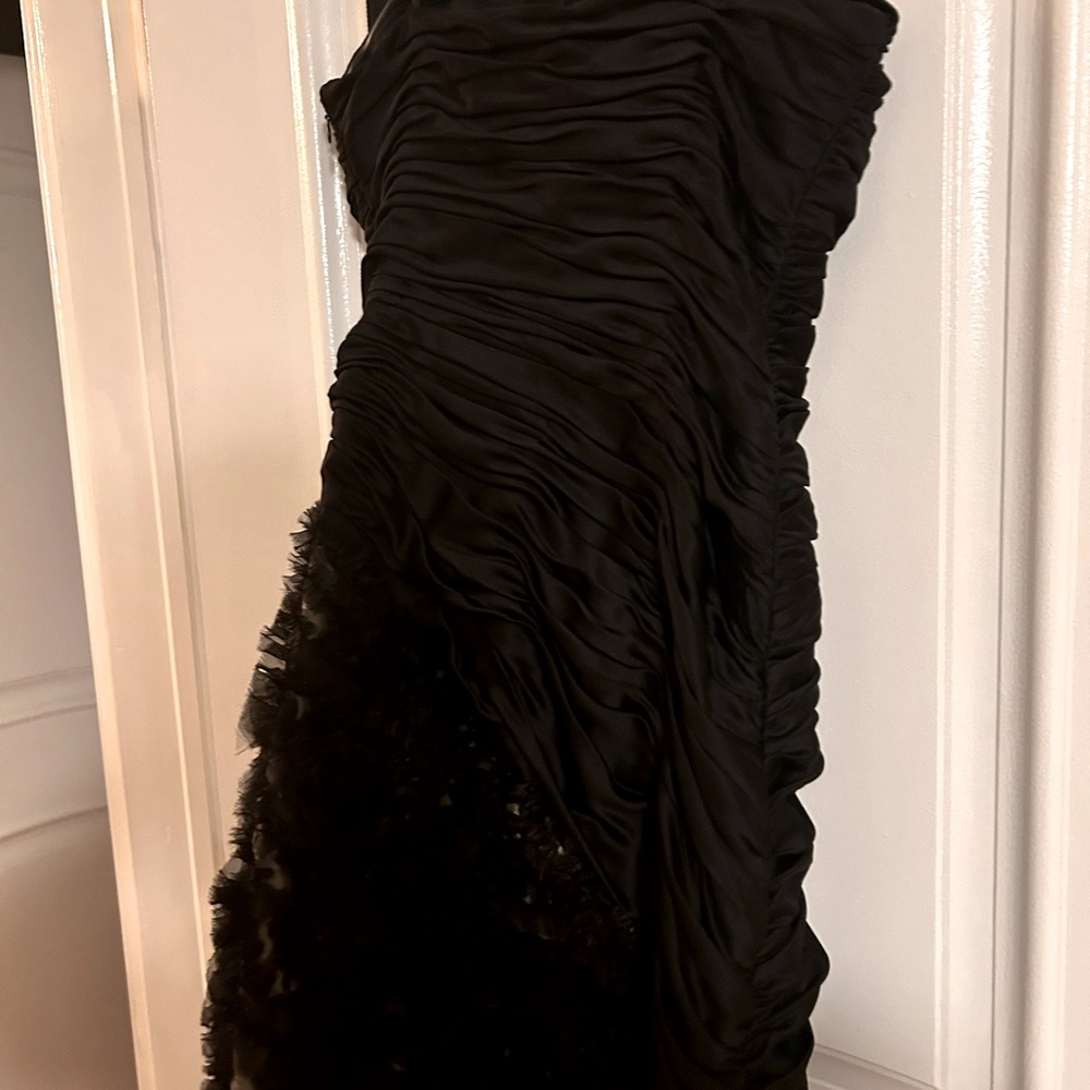 Adriana Papell black evening gown size 10